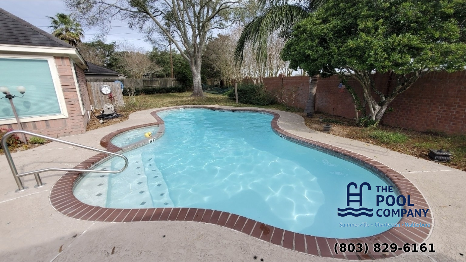 Clean pool after service