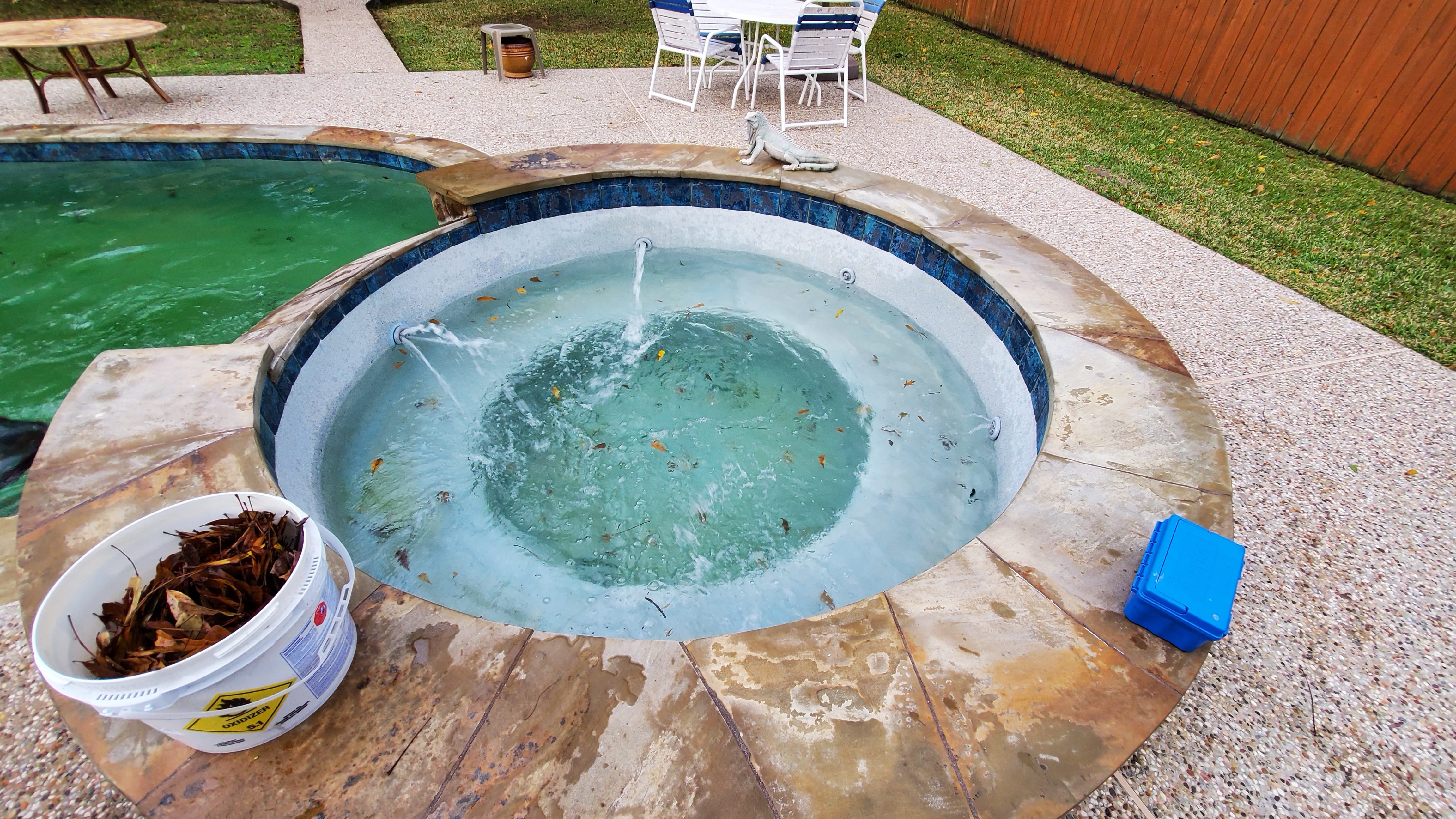 Sparkling clean pool
